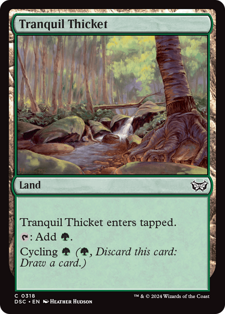 Tranquil Thicket [Duskmourn: House of Horror Commander] - Magic: The Gathering - Card Brawlers | Quebec | Canada |