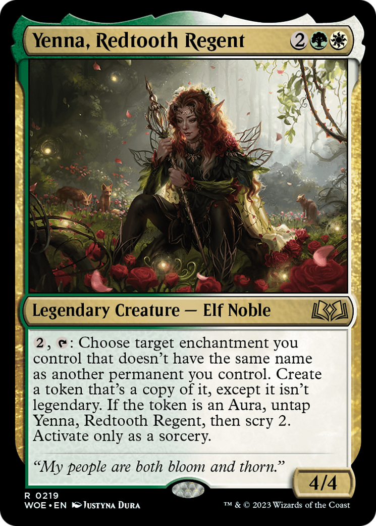 Yenna, Redtooth Regent [Wilds of Eldraine Prerelease Promos] - Magic: The Gathering - Card Brawlers | Quebec | Canada |
