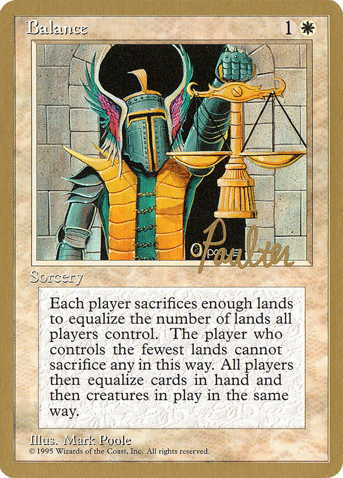 Balance (Preston Poulter) [Pro Tour Collector Set] - Magic: The Gathering - Card Brawlers | Quebec | Canada |
