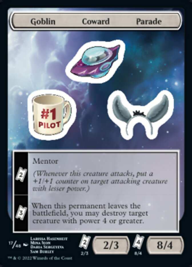 Goblin Coward Parade [Unfinity Stickers] - Magic: The Gathering - Card Brawlers | Quebec | Canada |