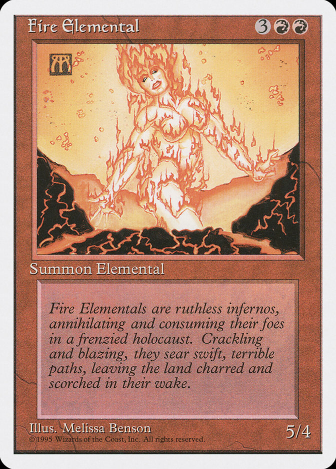 Fire Elemental [Fourth Edition] - Magic: The Gathering - Card Brawlers | Quebec | Canada |