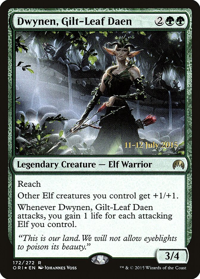 Dwynen, Gilt-Leaf Daen [Magic Origins Prerelease Promos] - Magic: The Gathering - Card Brawlers | Quebec | Canada |