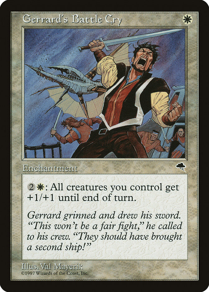 Gerrard's Battle Cry [Tempest] - Magic: The Gathering - Card Brawlers | Quebec | Canada |