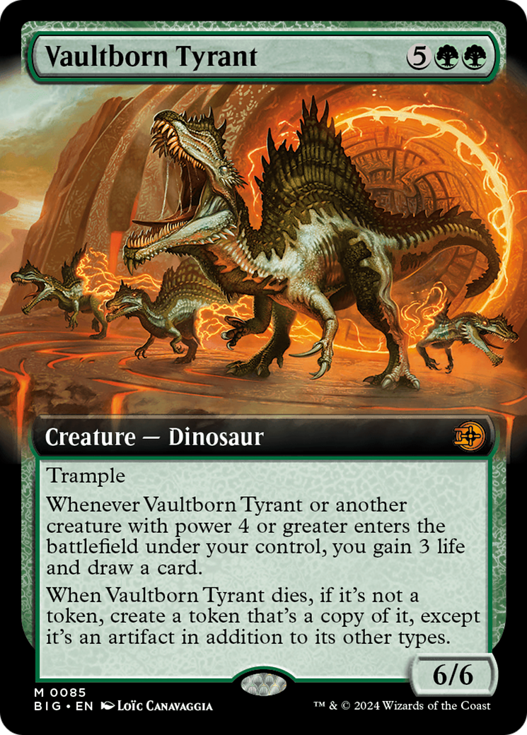 Vaultborn Tyrant (Extended Art) [Outlaws of Thunder Junction: The Big Score] - Magic: The Gathering - Card Brawlers | Quebec | Canada |