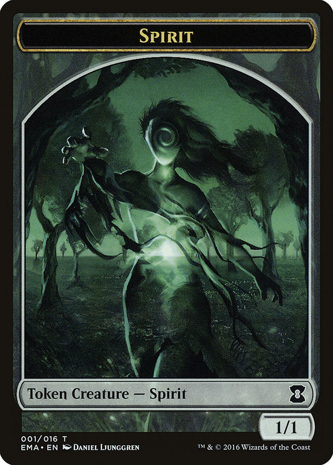 Spirit Token (001/016) [Eternal Masters Tokens] - Magic: The Gathering - Card Brawlers | Quebec | Canada |