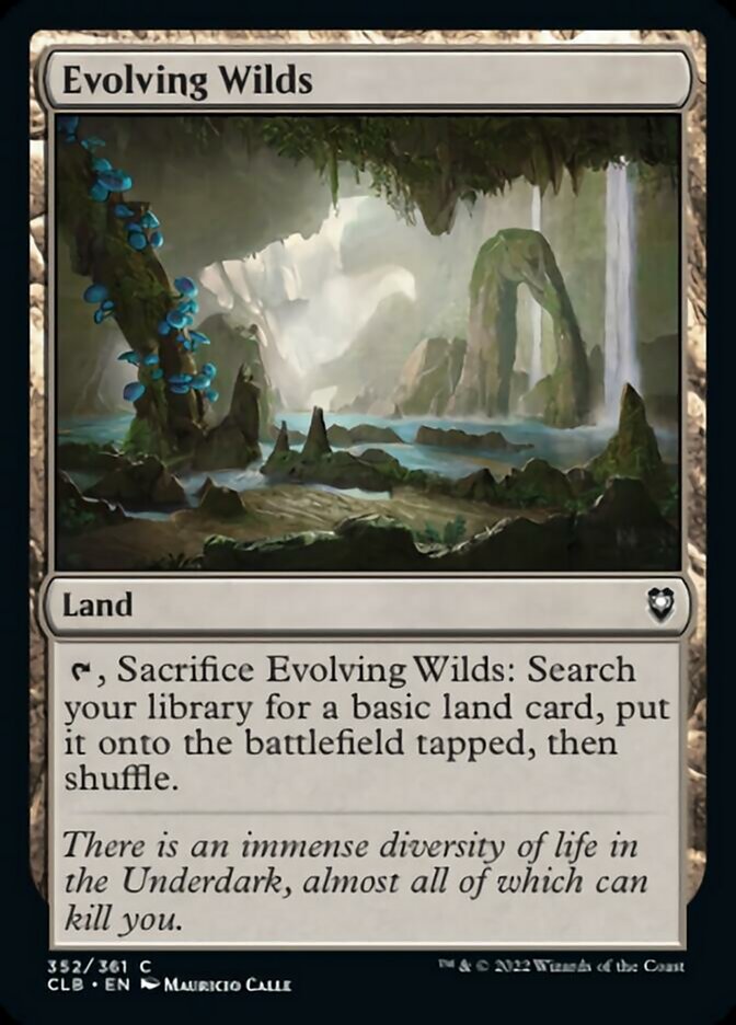 Evolving Wilds [Commander Legends: Battle for Baldur's Gate] - Magic: The Gathering - Card Brawlers | Quebec | Canada |