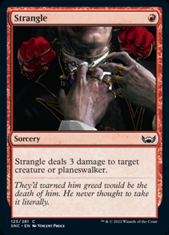 Strangle [Streets of New Capenna] - Magic: The Gathering - Card Brawlers | Quebec | Canada |