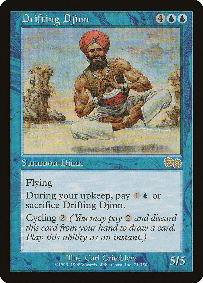 Drifting Djinn [Urza's Saga] - Magic: The Gathering - Card Brawlers | Quebec | Canada |