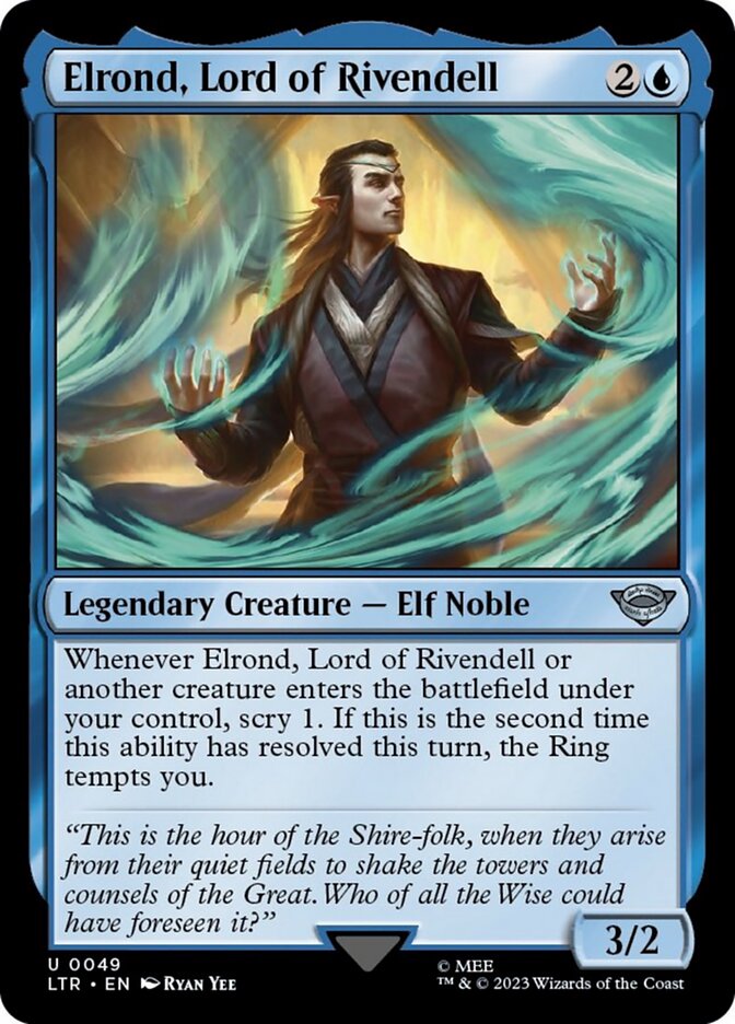 Elrond, Lord of Rivendell [The Lord of the Rings: Tales of Middle-Earth] - Magic: The Gathering - Card Brawlers | Quebec | Canada |