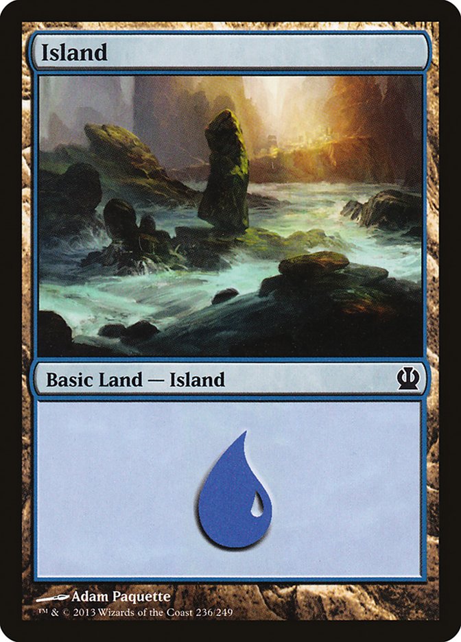Island (236) [Theros] - Magic: The Gathering - Card Brawlers | Quebec | Canada |