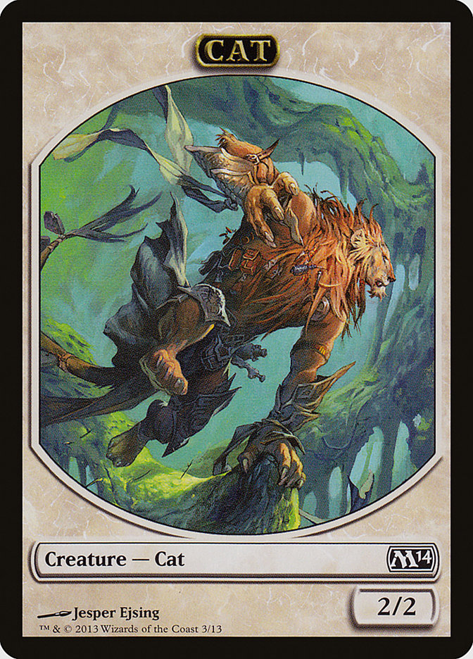 Cat Token [Magic 2014 Tokens] - Magic: The Gathering - Card Brawlers | Quebec | Canada |