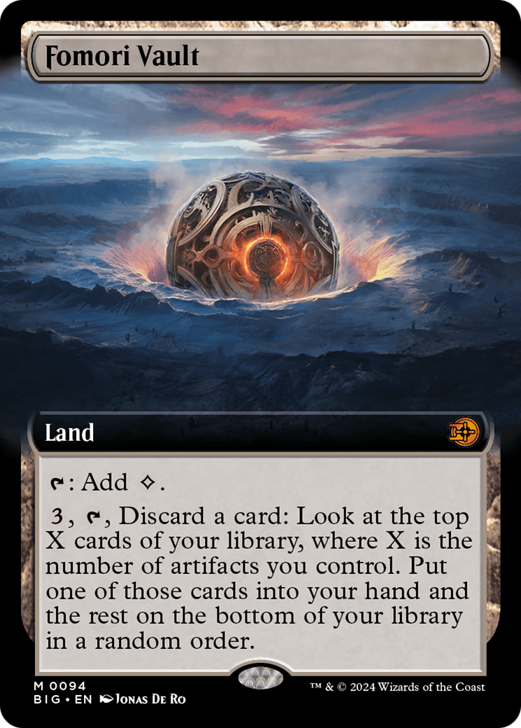 Fomori Vault (Extended Art) [Outlaws of Thunder Junction: The Big Score] - Magic: The Gathering - Card Brawlers | Quebec | Canada |