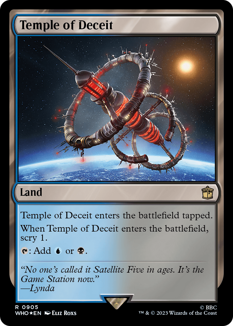 Temple of Deceit (Surge Foil) [Doctor Who] - Magic: The Gathering - Card Brawlers | Quebec | Canada |