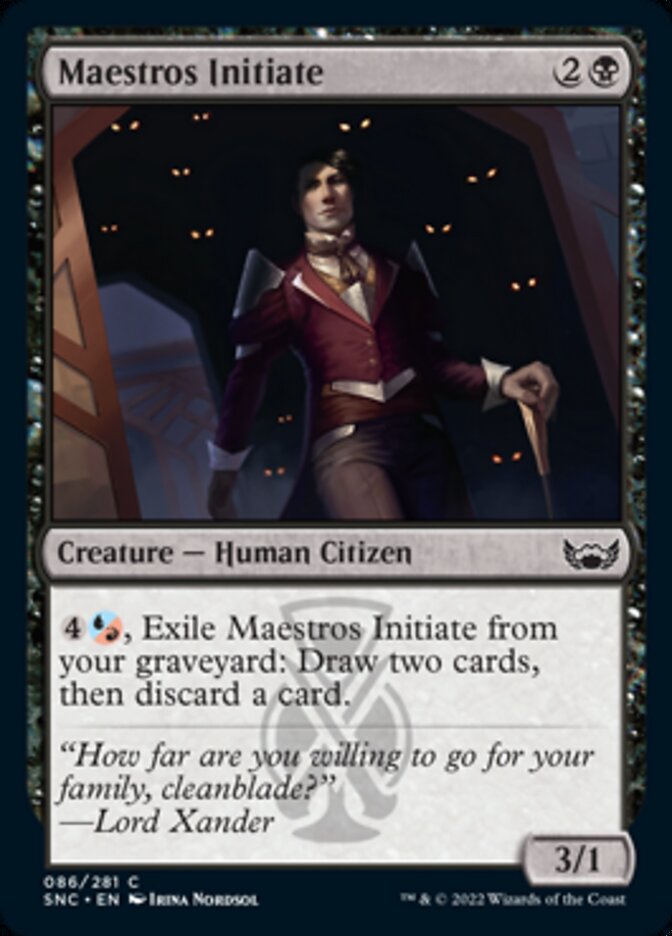 Maestros Initiate [Streets of New Capenna] - Magic: The Gathering - Card Brawlers | Quebec | Canada |