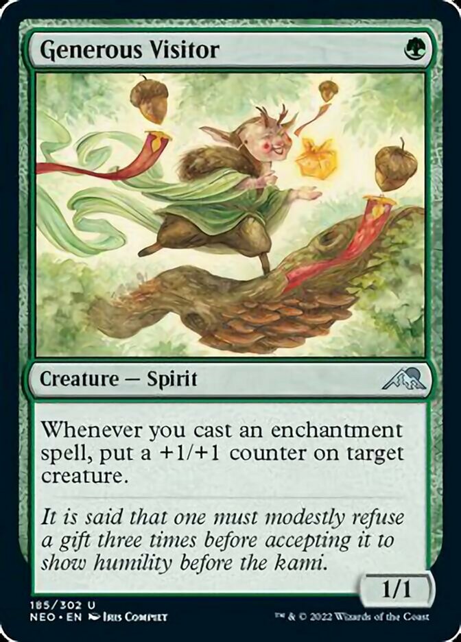 Generous Visitor [Kamigawa: Neon Dynasty] - Magic: The Gathering - Card Brawlers | Quebec | Canada |