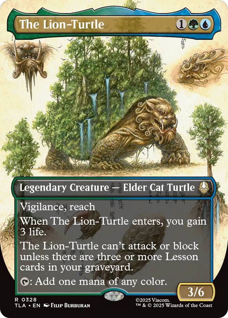 The Lion-Turtle (Borderless) [Avatar: The Last Airbender] - Magic: The Gathering - Card Brawlers | Quebec | Canada |