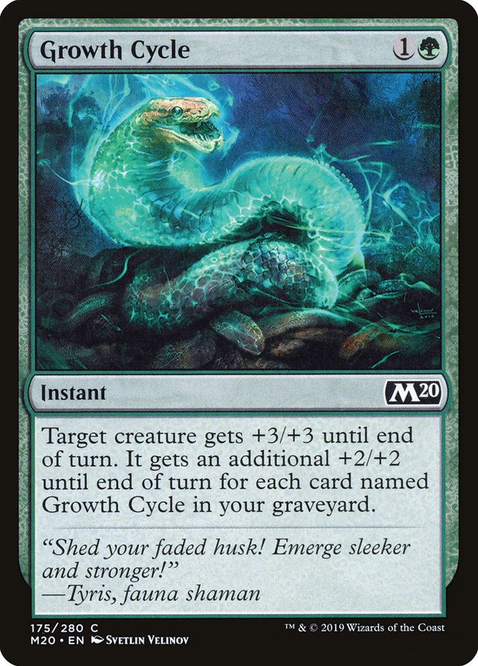 Growth Cycle [Core Set 2020] - Magic: The Gathering - Card Brawlers | Quebec | Canada |