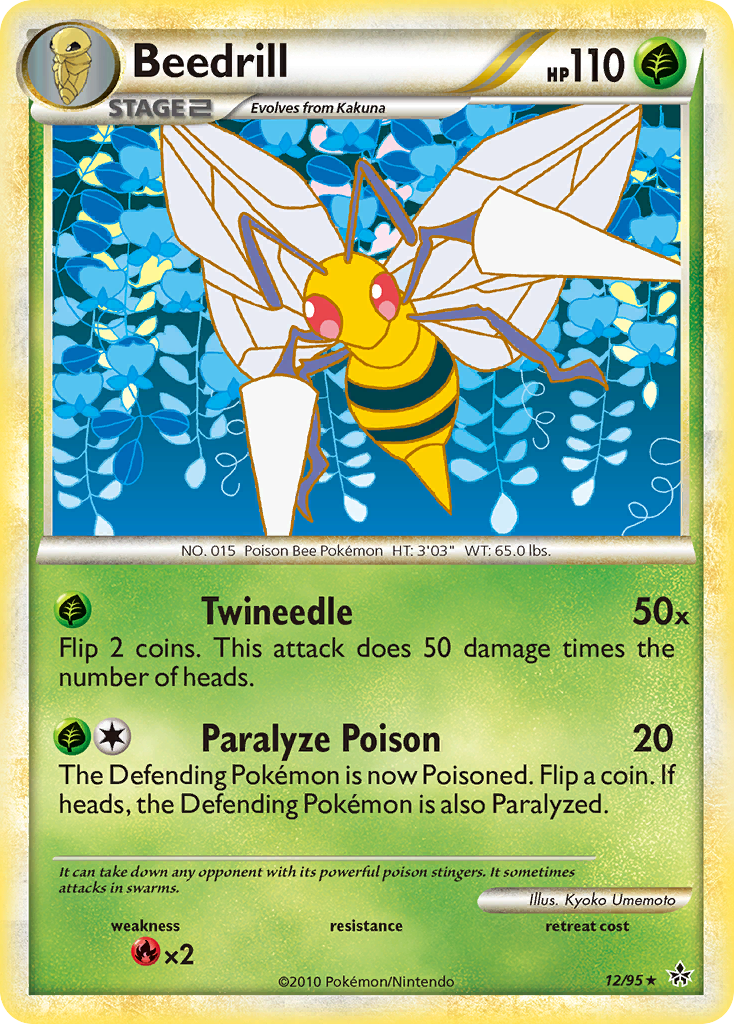 Beedrill (12/95) [HeartGold & SoulSilver: Unleashed] - Pokémon - Card Brawlers | Quebec | Canada |