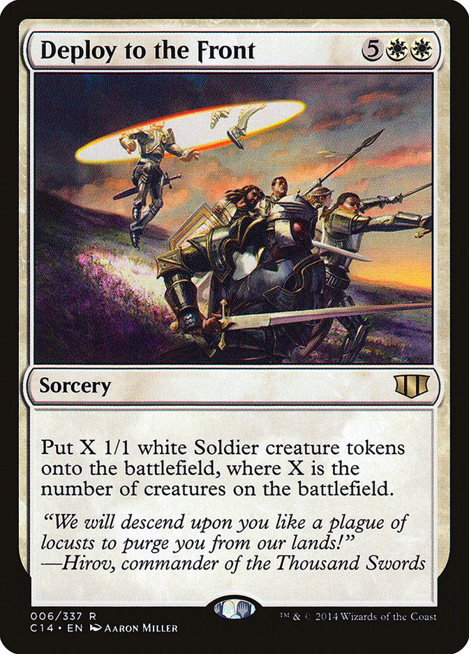 Deploy to the Front [Commander 2014] - Magic: The Gathering - Card Brawlers | Quebec | Canada |