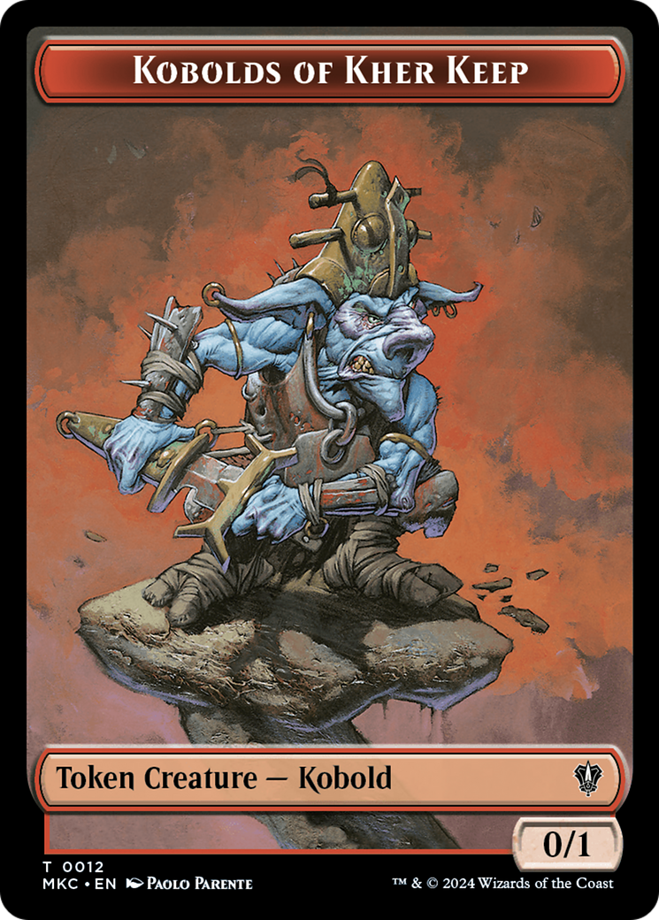 Soldier // Kobolds of Kher Keep Double-Sided Token [Murders at Karlov Manor Commander Tokens] - Magic: The Gathering - Card Brawlers | Quebec | Canada |