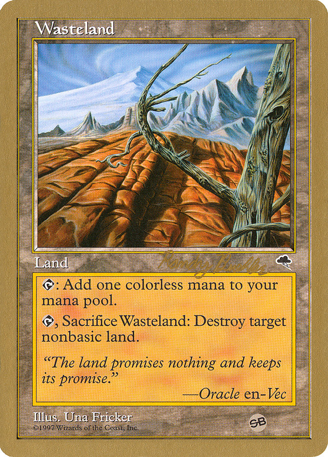 Wasteland (Randy Buehler) (SB) [World Championship Decks 1998] - Magic: The Gathering - Card Brawlers | Quebec | Canada |