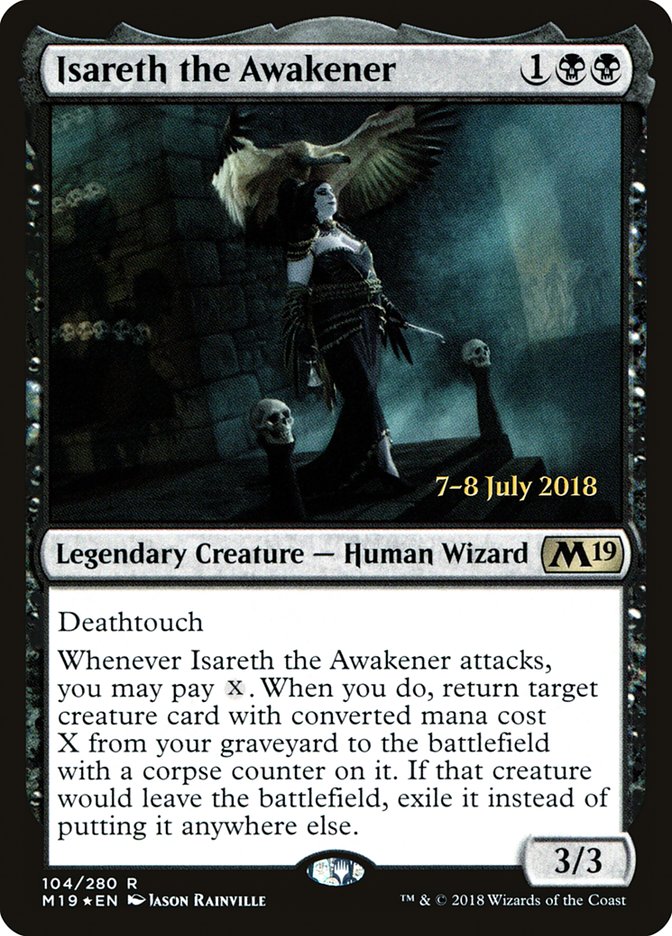 Isareth the Awakener [Core Set 2019 Prerelease Promos] - Magic: The Gathering - Card Brawlers | Quebec | Canada |
