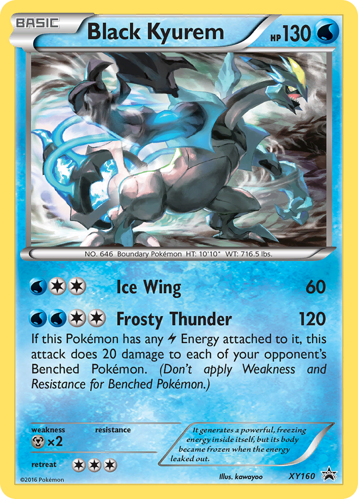 Black Kyurem (XY160) [XY: Black Star Promos] - Pokémon - Card Brawlers | Quebec | Canada |