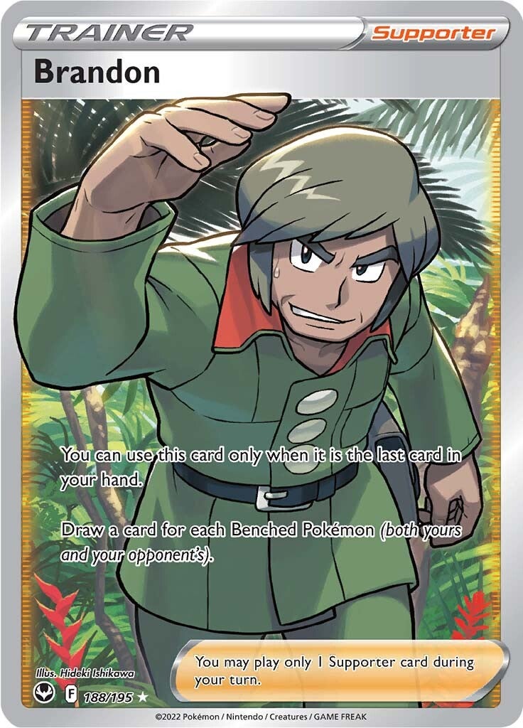 Brandon (188/195) [Sword & Shield: Silver Tempest] - Pokémon - Card Brawlers | Quebec | Canada |