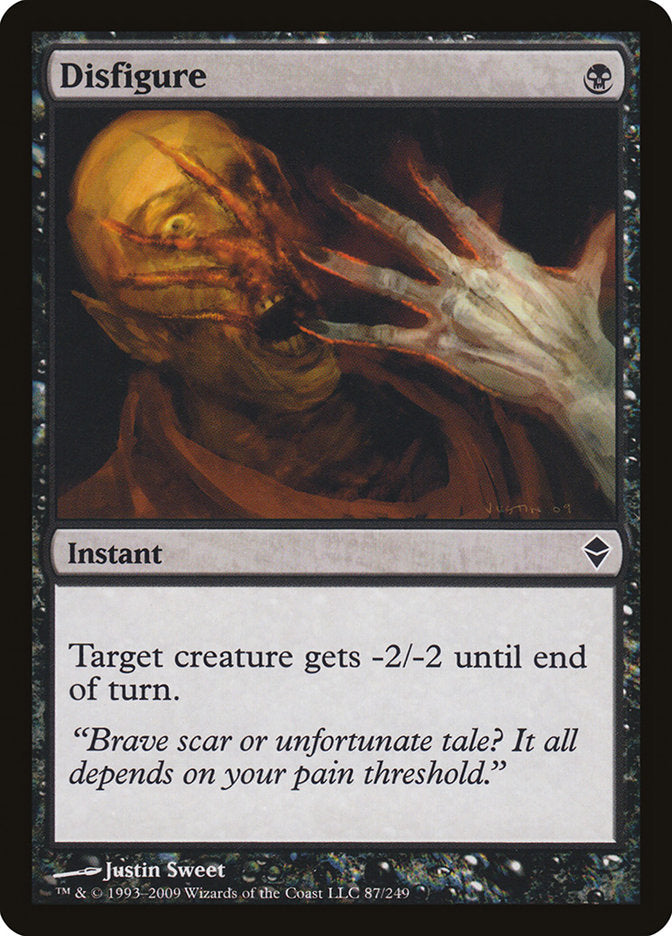 Disfigure [Zendikar] - Magic: The Gathering - Card Brawlers | Quebec | Canada |