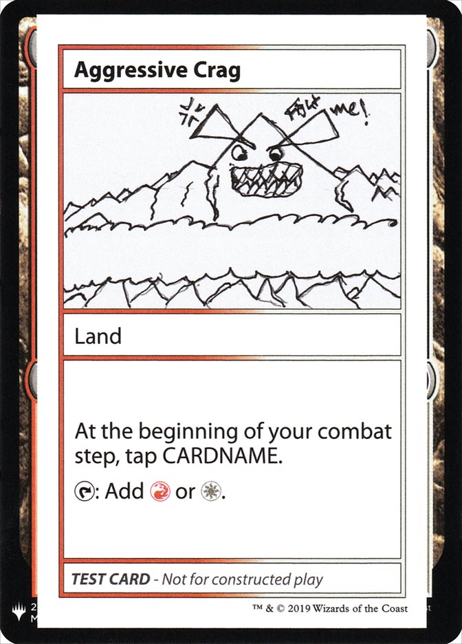 Aggressive Crag [Mystery Booster Playtest Cards] - Magic: The Gathering - Card Brawlers | Quebec | Canada |