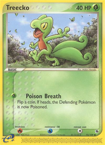 Treecko (75/109) [EX : Rubis et Saphir] 