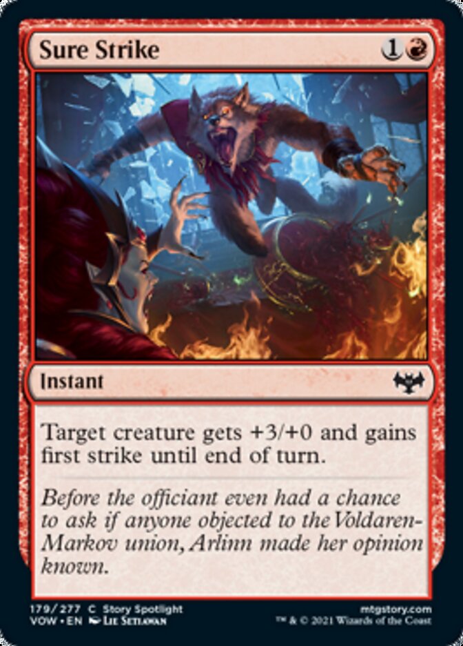 Sure Strike [Innistrad: Crimson Vow] - Magic: The Gathering - Card Brawlers | Quebec | Canada |
