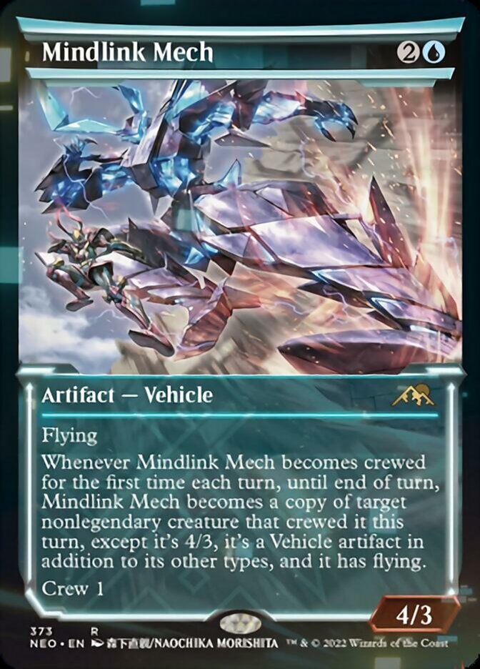 Mindlink Mech (Showcase Soft Glow) [Kamigawa: Neon Dynasty] - Magic: The Gathering - Card Brawlers | Quebec | Canada |