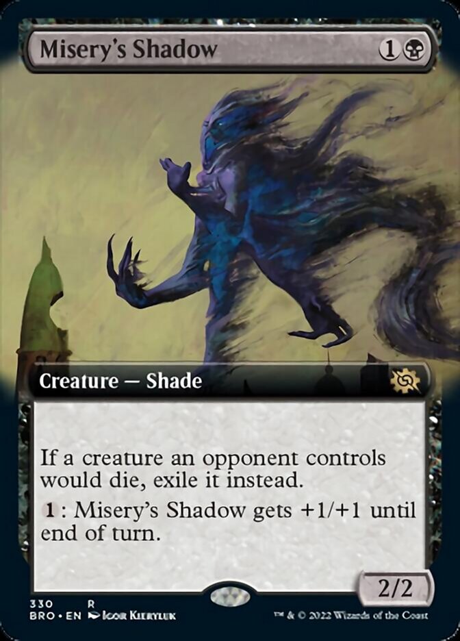 Misery's Shadow (Extended Art) [The Brothers' War] - Magic: The Gathering - Card Brawlers | Quebec | Canada |