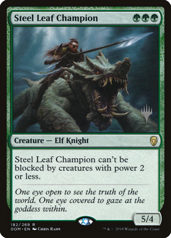 Steel Leaf Champion (Promo Pack) [Dominaria Promos] - Magic: The Gathering - Card Brawlers | Quebec | Canada |