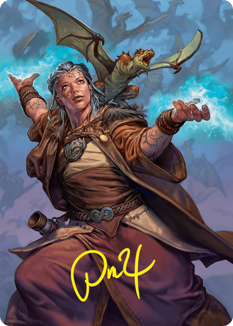 Drake Hatcher 2 Art Card (29/54) (Gold-Stamped Signature) [Foundations Art Series] - Magic: The Gathering - Card Brawlers | Quebec | Canada |