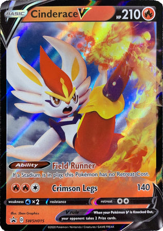 Cinderace V (SWSH015) [Sword & Shield: Black Star Promos] - Pokémon - Card Brawlers | Quebec | Canada |