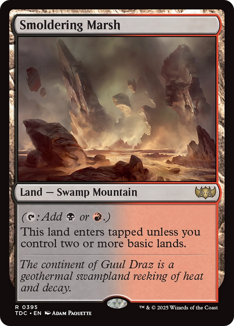 Smoldering Marsh [Tarkir: Dragonstorm Commander] - Magic: The Gathering - Card Brawlers | Quebec | Canada |