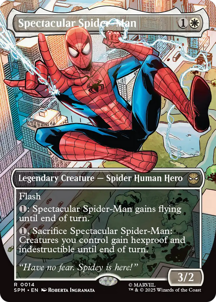 Spectacular Spider-Man (Borderless) [Marvel's Spider-Man] - Magic: The Gathering - Card Brawlers | Quebec | Canada |