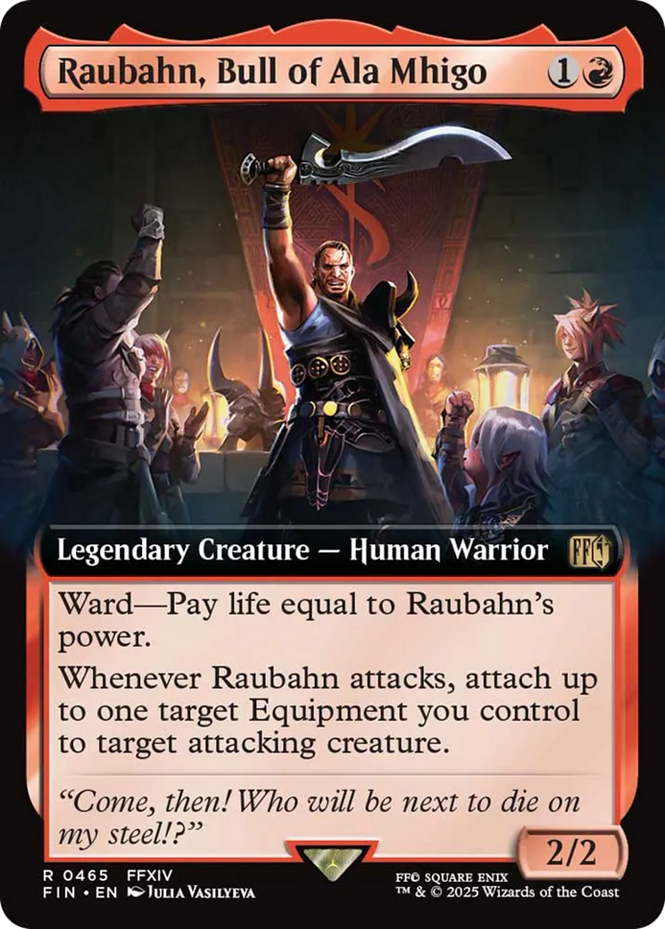 Raubahn, Bull of Ala Mhigo (Extended Art) [FINAL FANTASY] - Magic: The Gathering - Card Brawlers | Quebec | Canada |