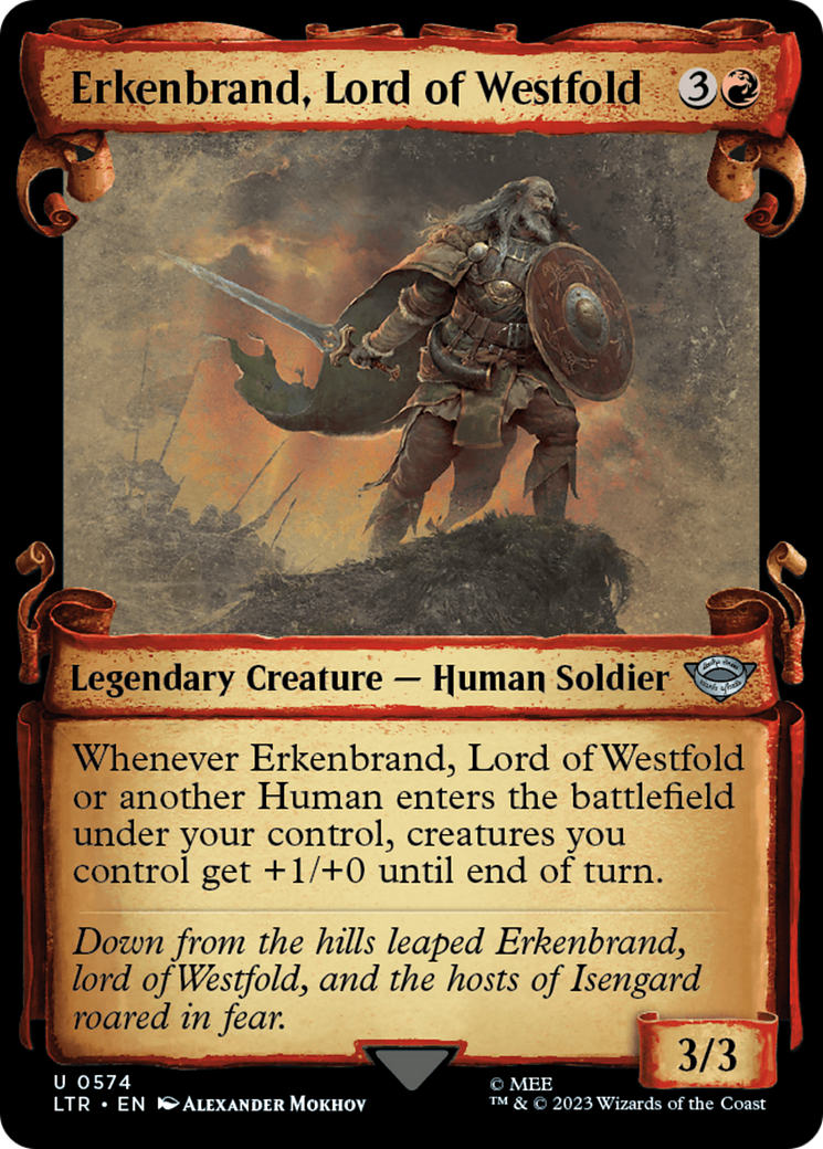 Erkenbrand, Lord of Westfold [The Lord of the Rings: Tales of Middle-Earth Showcase Scrolls] - Magic: The Gathering - Card Brawlers | Quebec | Canada |