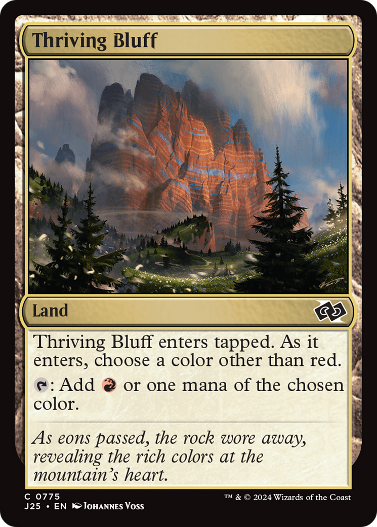 Thriving Bluff [Foundations Jumpstart] - Magic: The Gathering - Card Brawlers | Quebec | Canada |