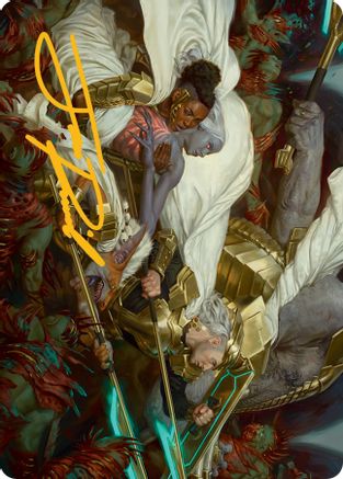 Storm the Seedcore Art Card (Gold-Stamped Signature) [March of the Machine Art Series] - Magic: The Gathering - Card Brawlers | Quebec | Canada |