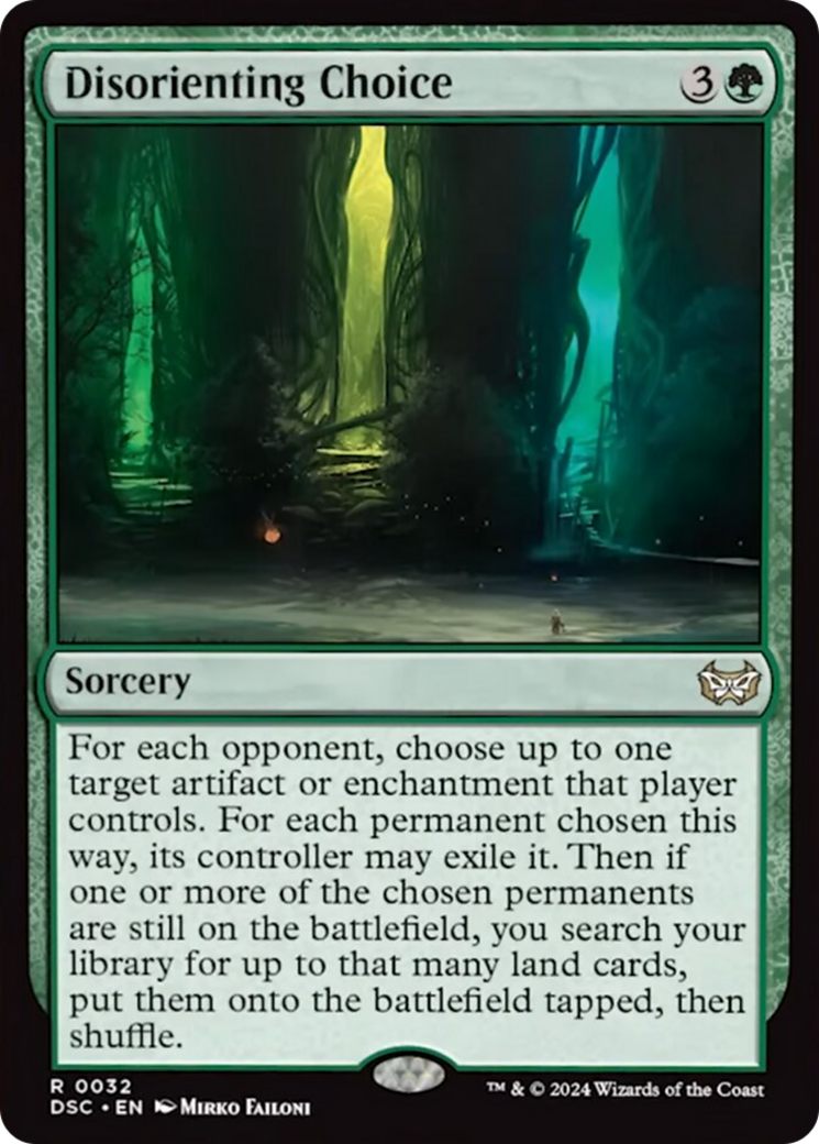 Disorienting Choice [Duskmourn: House of Horror Commander] - Magic: The Gathering - Card Brawlers | Quebec | Canada |
