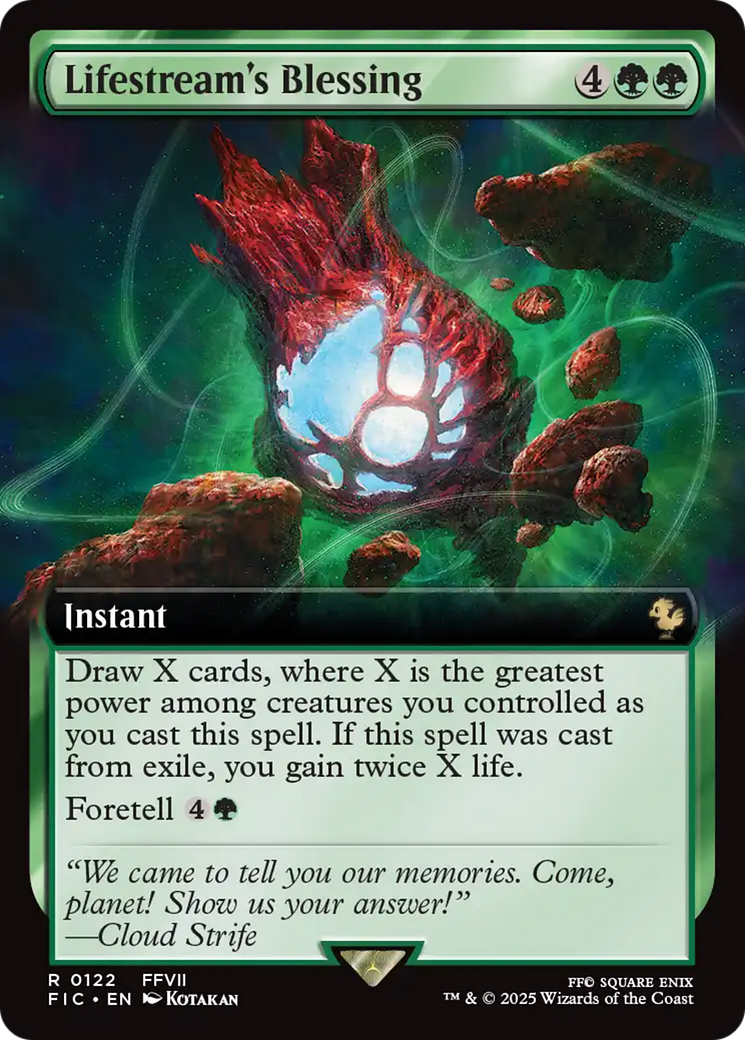 Lifestream's Blessing (Extended Art) [FINAL FANTASY Commander] - Magic: The Gathering - Card Brawlers | Quebec | Canada |