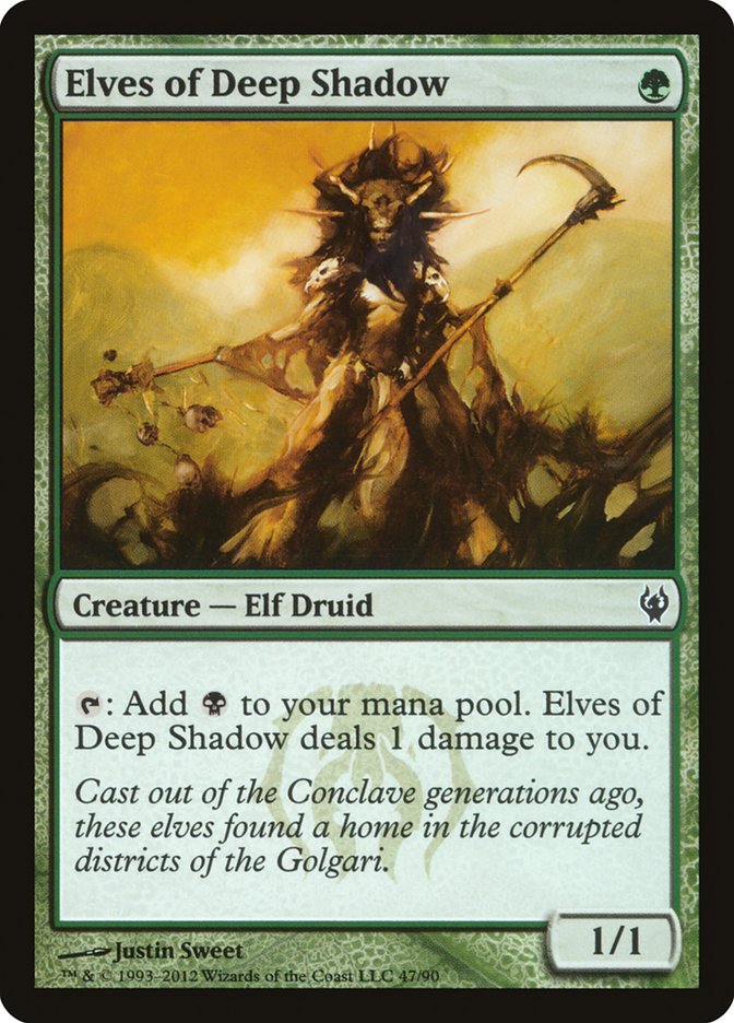 Elves of Deep Shadow [Duel Decks: Izzet vs. Golgari] - Magic: The Gathering - Card Brawlers | Quebec | Canada |