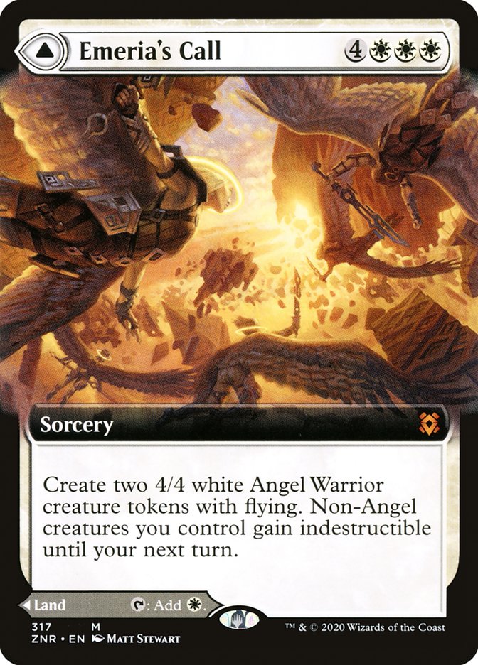 Emeria's Call // Emeria, Shattered Skyclave (Extended Art) [Zendikar Rising] - Magic: The Gathering - Card Brawlers | Quebec | Canada |