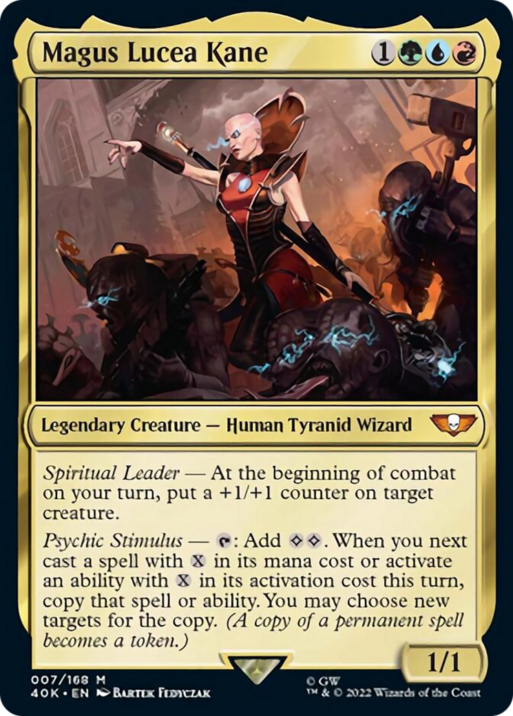 Magus Lucea Kane (Surge Foil) [Warhammer 40,000] - Magic: The Gathering - Card Brawlers | Quebec | Canada |