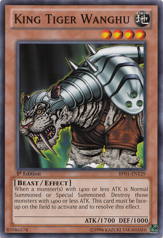 King Tiger Wanghu [BP01-EN129] Common - Yu-Gi-Oh! - Card Brawlers | Quebec | Canada |