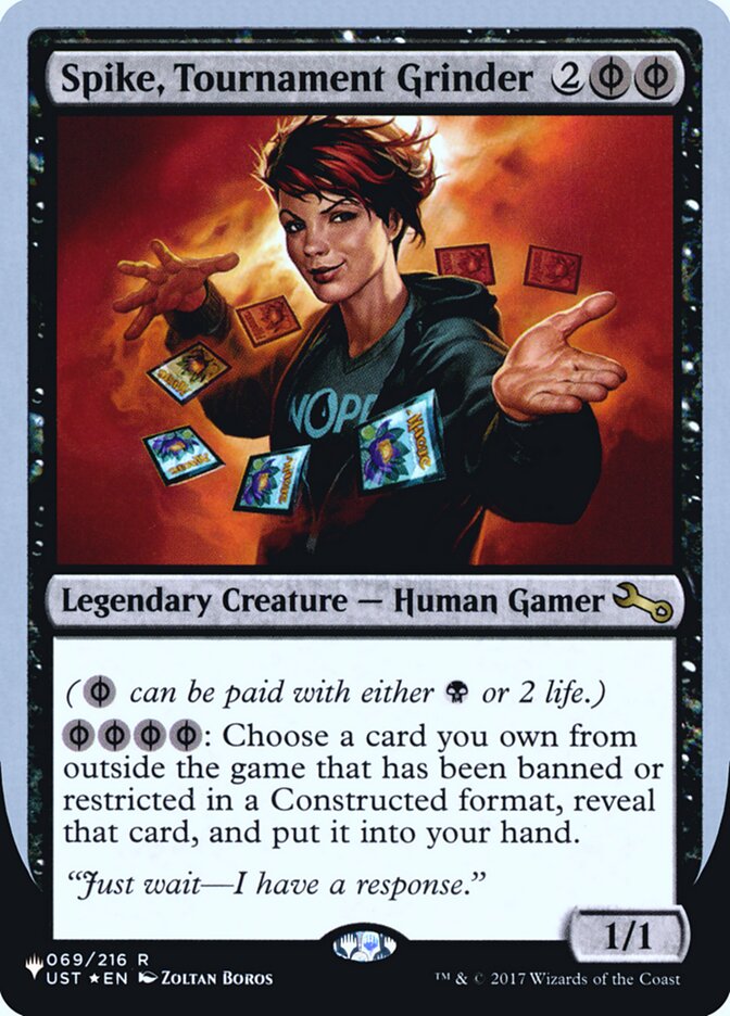 Spike, Tournament Grinder (Unfinity Foil Edition) [The List] - Magic: The Gathering - Card Brawlers | Quebec | Canada |